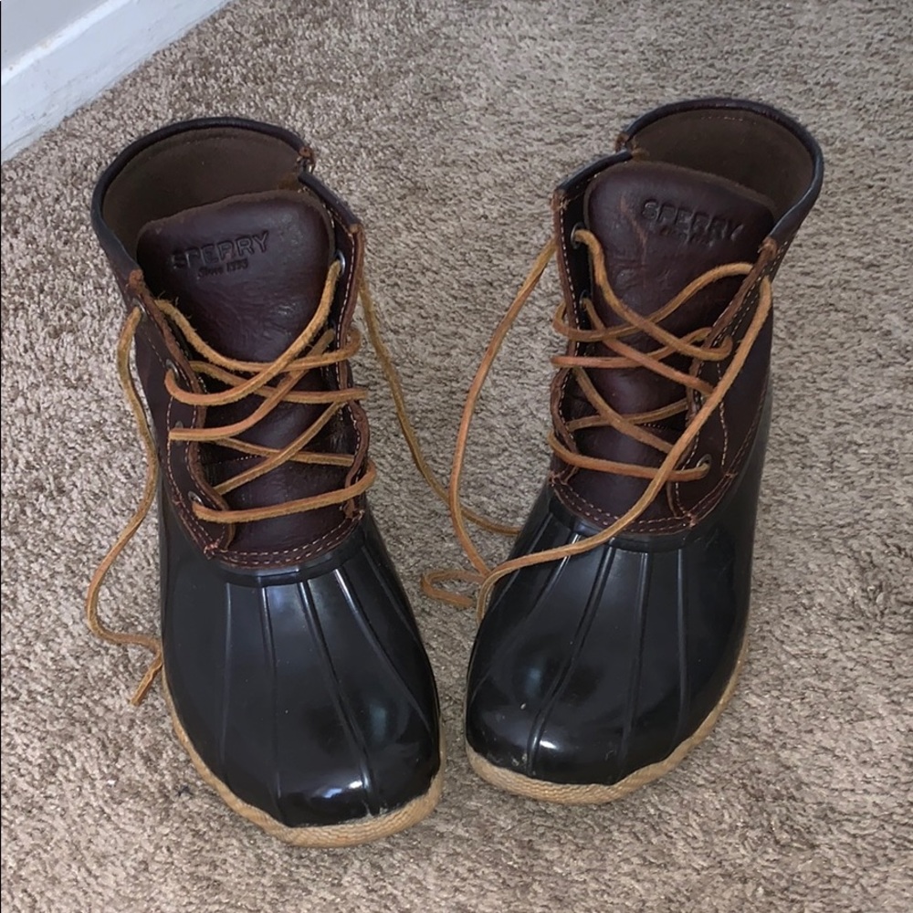 Sperry Duck boots!